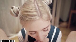 Kawaii schoolgirl gets creampie