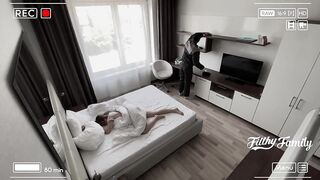 ROOM CLEANER TRIED TO FUCK HANGOVER GIRL