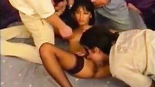 Tiny Babe Gangbanged