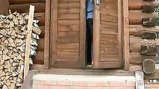 Amateur Russian mature mother and boy