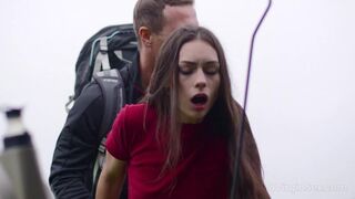 18 Virgin Sex -Sexy chick waits for help and a bright orgasm