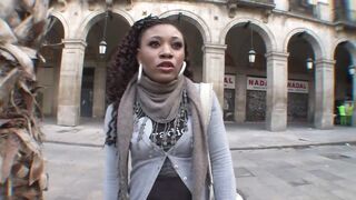Black african immigrant girl fucks for money