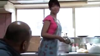 japanese Teen fucks old man 1