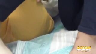 Two asian muslim babes jerking and begging for cum