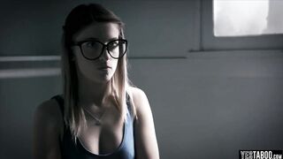 Teen gets r. by making them DP and creampie her