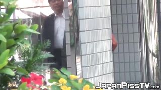 Deviant Japanese women pissing on each other lovingly