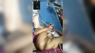 Hijab Indonesian Girl Play With Eggplant 2