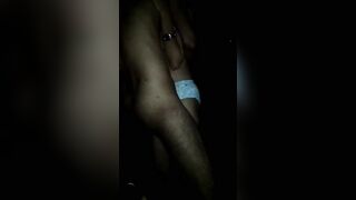 Desi wife standing licked