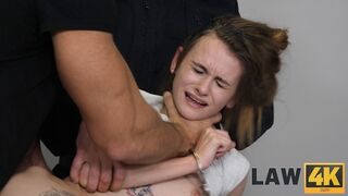 LAW4k. Teen girl Adelle Unicorn steals a shampoo in the mark