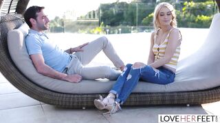 LoveHerFeet - Perfect Blonde With Pretty Feet Loves To Cheat