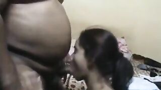 Srilankan call girl with fat guy