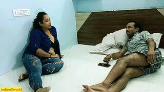 Indian husband shared his hot wife with friend for Fucking one night Rs.7000 !!