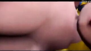 Giant Peach masturbating