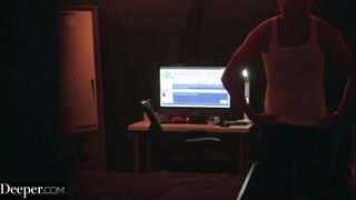 Petite girl gets creampied by Anton''s BBC