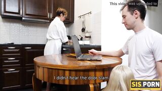 SIS.PORN. Housewife doesnt know stepdaughter satisfies the stepbrother
