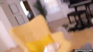 Horny teen stepdaughter fucks with stepdad POV style