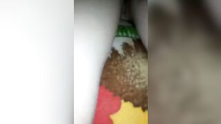 chinese granny under the blanket