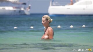 Amazing blonde with spectacular tits