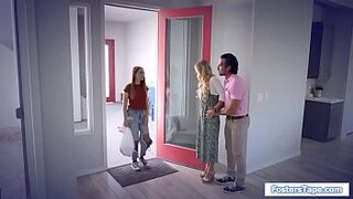 Milf and stepdad share teen stepdaughter
