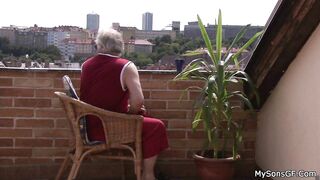 Older man fucks younger woman