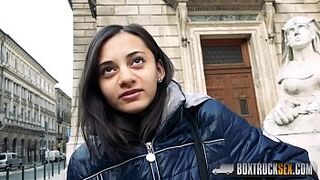 Beautifu Shrima Malati slips his cock deep into her throat
