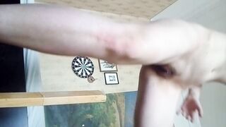 Olha (Olga) Maruschak Kiev fucks himself with a stool. Part2