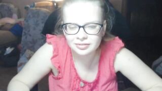 Nerdy Young MiLF with fuzzy Pussy