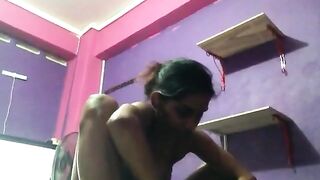 Slim tamil ladki ride husband in bed