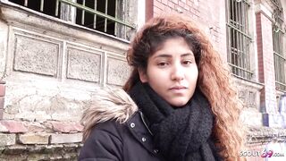 GERMAN SCOUT - BROWN LATINA TALK TO FUCK AT STREET CASTING