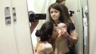 PUBLIC THREESOME SEX AT THE MALL