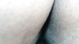 Indian showing hairy asshole with hairy pussy close-up