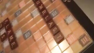 mother & not her step son Creampie Scrabble game