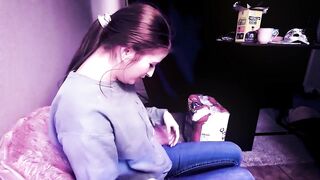 Liddy Tyler sucking dick until she gets a facial.