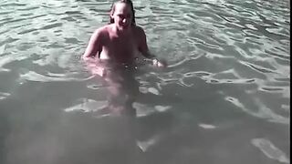 Sexy brunette gets hard anal on a boat