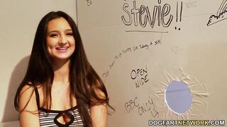 Eliza Ibarra Is Not Too Young For Gloryhole Fucking With BBCs