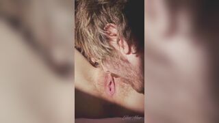 Juicy creampied pussy