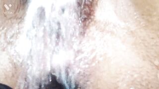 Masturbation with Water Jet Spray