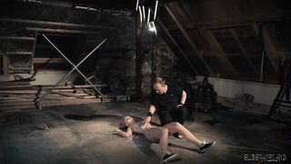 Lolly Small's ass takes a punishment and a deepthroat cum