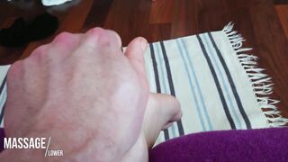 Oil Massage of MILFs BIG Ass POV