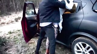 cum inside a wet pussy in the bush