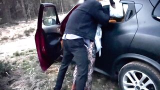 cum inside a wet pussy in the bush