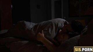 SISPORN. Nightmare makes enticing gal in the mood for sex with stepbro