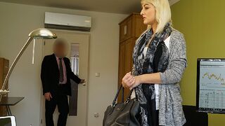 LOAN4K. Brilliant towheaded girl gets money after sex with..