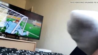 Handjob with socks