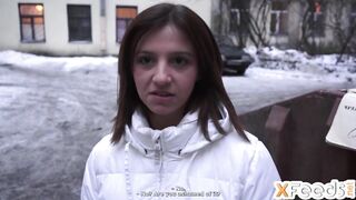 Russian amateur fucked by the fake agent