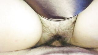 Close-Up Fucking My Girlfriend’s Tight, Hairy Pussy