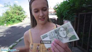 Public Agent Stacy Cruz Flashes Her Perfect Tits for Cash