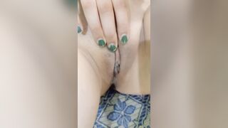 Dolly masturbates