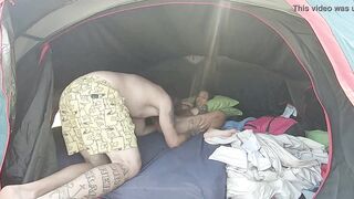 brunette slut fucking at camping - Ana Rothbard