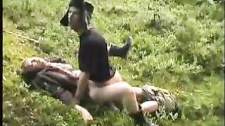 STP3 Out In The Backwoods There's Only Step Mom To Fuck !